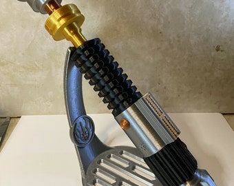 Sable de luz Obi-Wan Kenobi con soporte - Réplica de utilería - Cosplay de exhibición - Impresión 3D