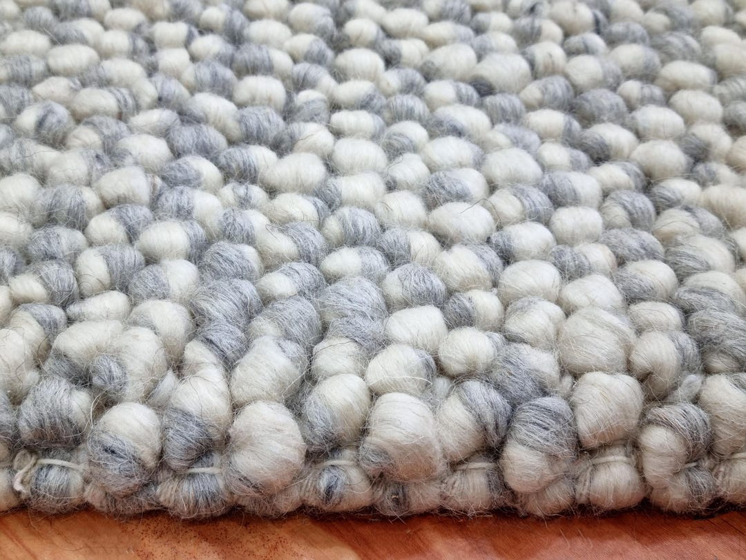 Custom Size Chunky Rug, Handloom Wool Rug, Scandinavian Decorative Rug ...