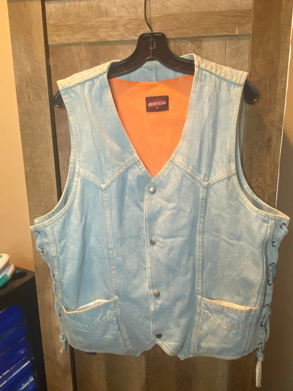 Bikers' Edge Denim Vest | Etsy