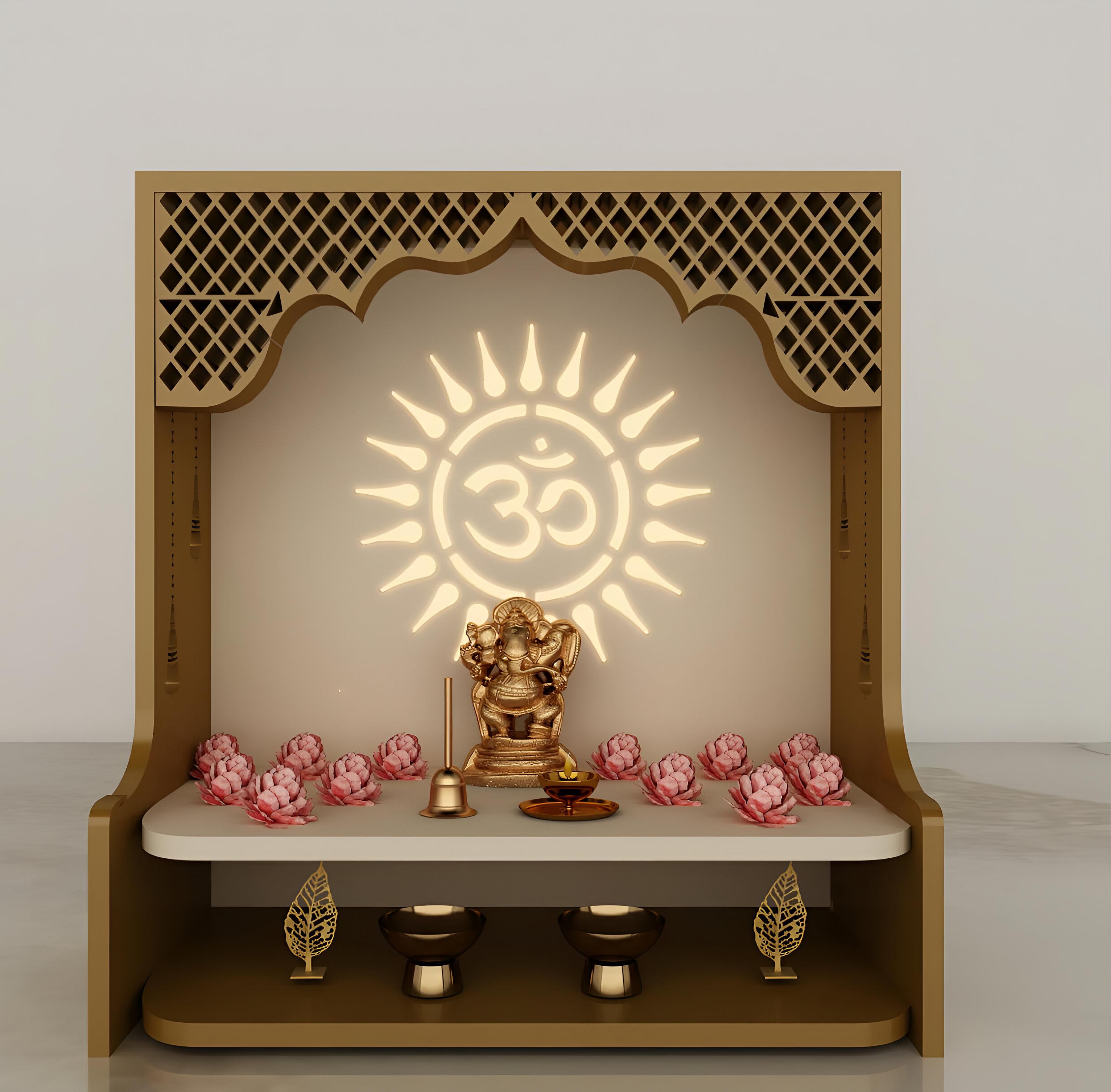 Hindu Mandir with divine presence