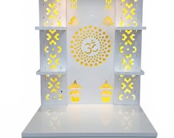 Serene  White Hindu Mandir