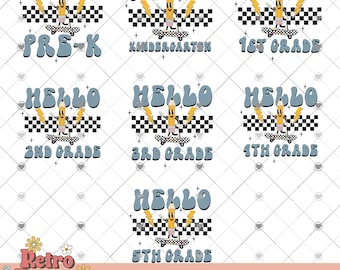 Retro Pencil Back To School PNG, Boys And Girls School PNG, Teacher PNG, Retro