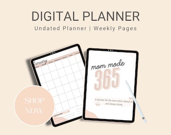 The Ultimate Undated Digital Planner for Moms | Mom Mode 365