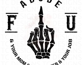 AbcdeFU SVG, Anti Valentines Day PNG, Tiktok SVG,