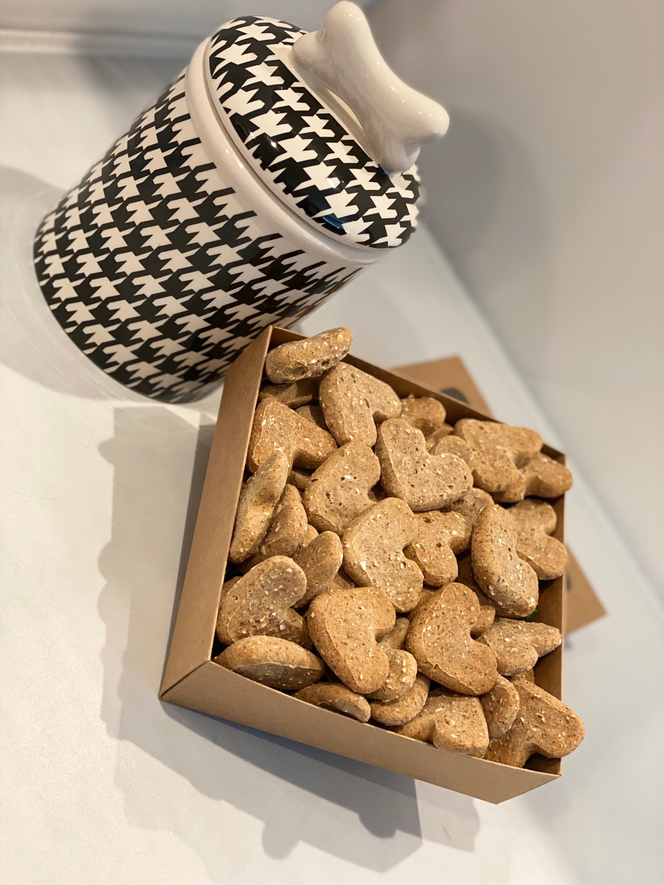 Natural Dog Treats Peanut Butter Heart Shaped Love Bites Boxed Etsy