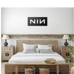 Nine Inch Nails NIN Logo Die-Cut Metal Premium Wall Art Sign
