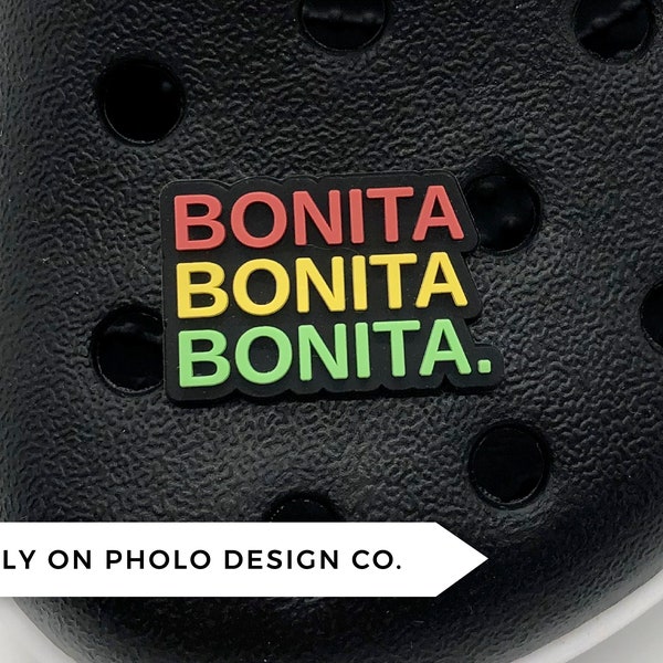 Bonita 3x Shoe Charm – Hip-Hop Clog Charms – Charm Accessories – Silicone Bracelets – Shoe Accessories – Rubber Charm – Shoe Pin