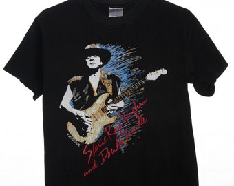 Stevie Ray Vaughan 1989 Tour Tシャツ 1989 Stevie Ray Vaughan Tour T-shirt Size Large - Etsy