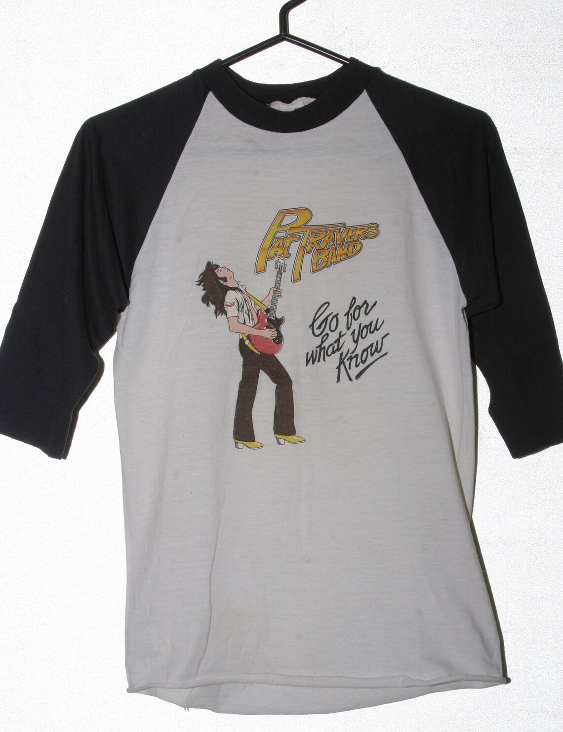 Vintage Pat Travers Concert T shirt . Go for What You Know . Etsy