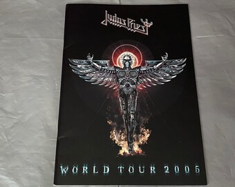JUDAS PRIEST Angel of Retribution Tour Tour Book 2005 - Etsy 