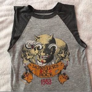 Vintage Monsters of Rock . Donington Festival '83 . Whitesnake, Meat Loaf, Twisted Sister , Dio , ZZ Top, Diamond Head . RARE FIND !!
