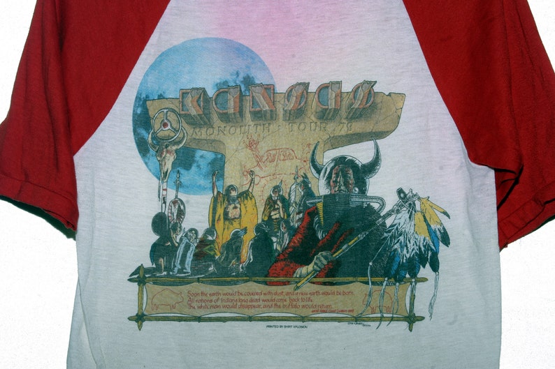 Vintage Kansas concert t-shirt . Monolith tour '79 . image 1