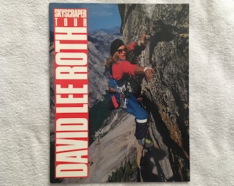 Vintage - DAVID LEE ROTH - Skyscraper Tour 1988 - tour program ( tour book ).  Goin' Crazy !! .Price is for Each one.