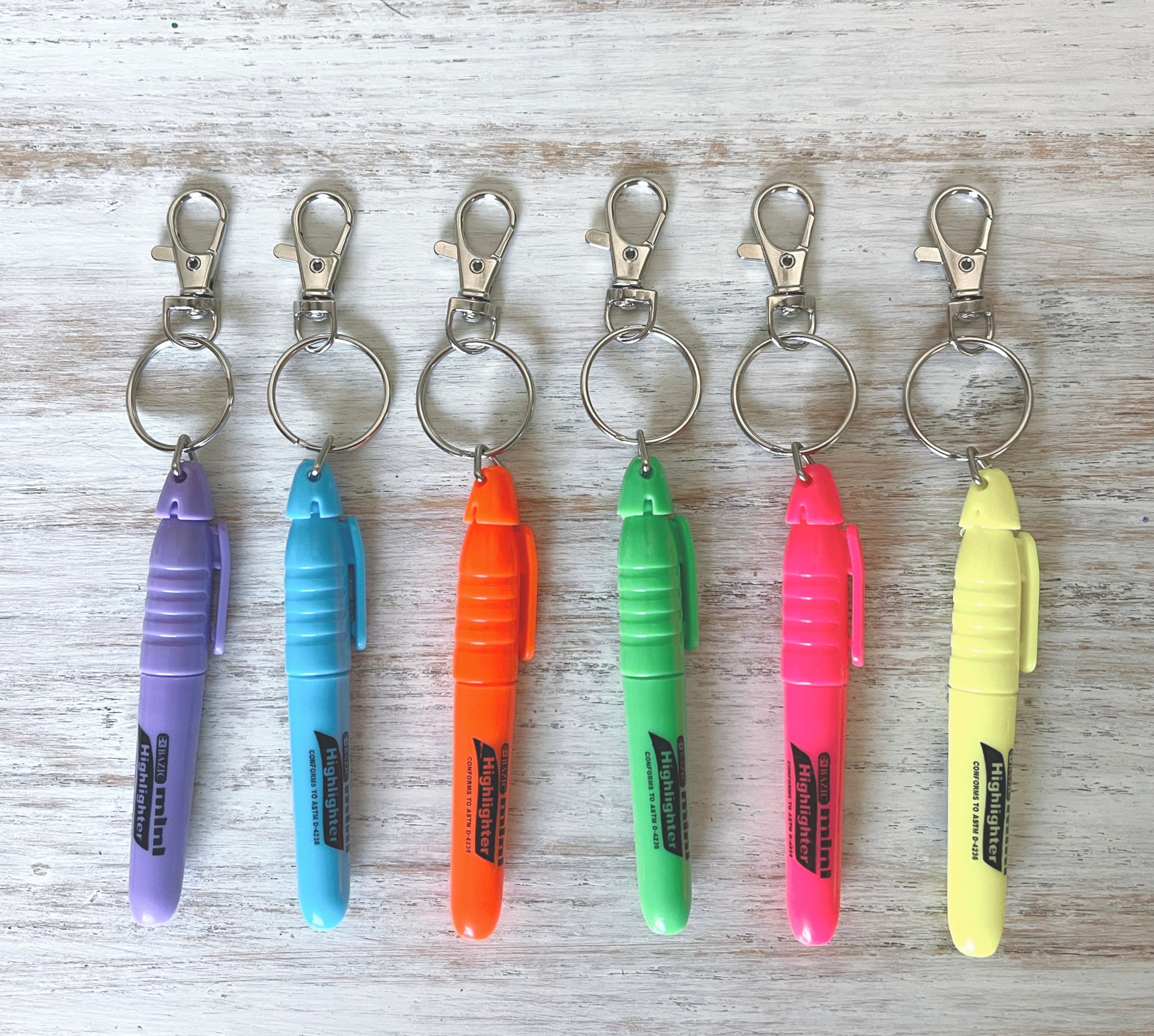 Mini Highlighter for Badge Reel Nurse Badge Reel Keychain Etsy
