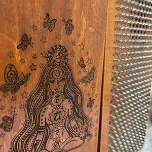 Sadhu Board, Beginner Nail Board, Meditation Gift, Yoga Gift, Sadhu Brett, Nail Standing, Foot Acupressure, Nagelbrett, Gift for yoga lovers