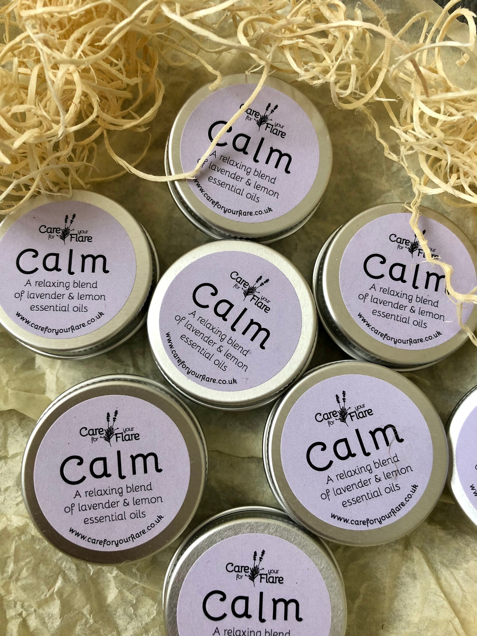 Set of 2 essential oil balms 1 x Calm Balm 15ml 1 x Focus Etsy