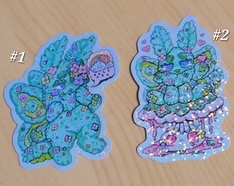 Mossy Moth Holographic Vinyl Sticker Pack