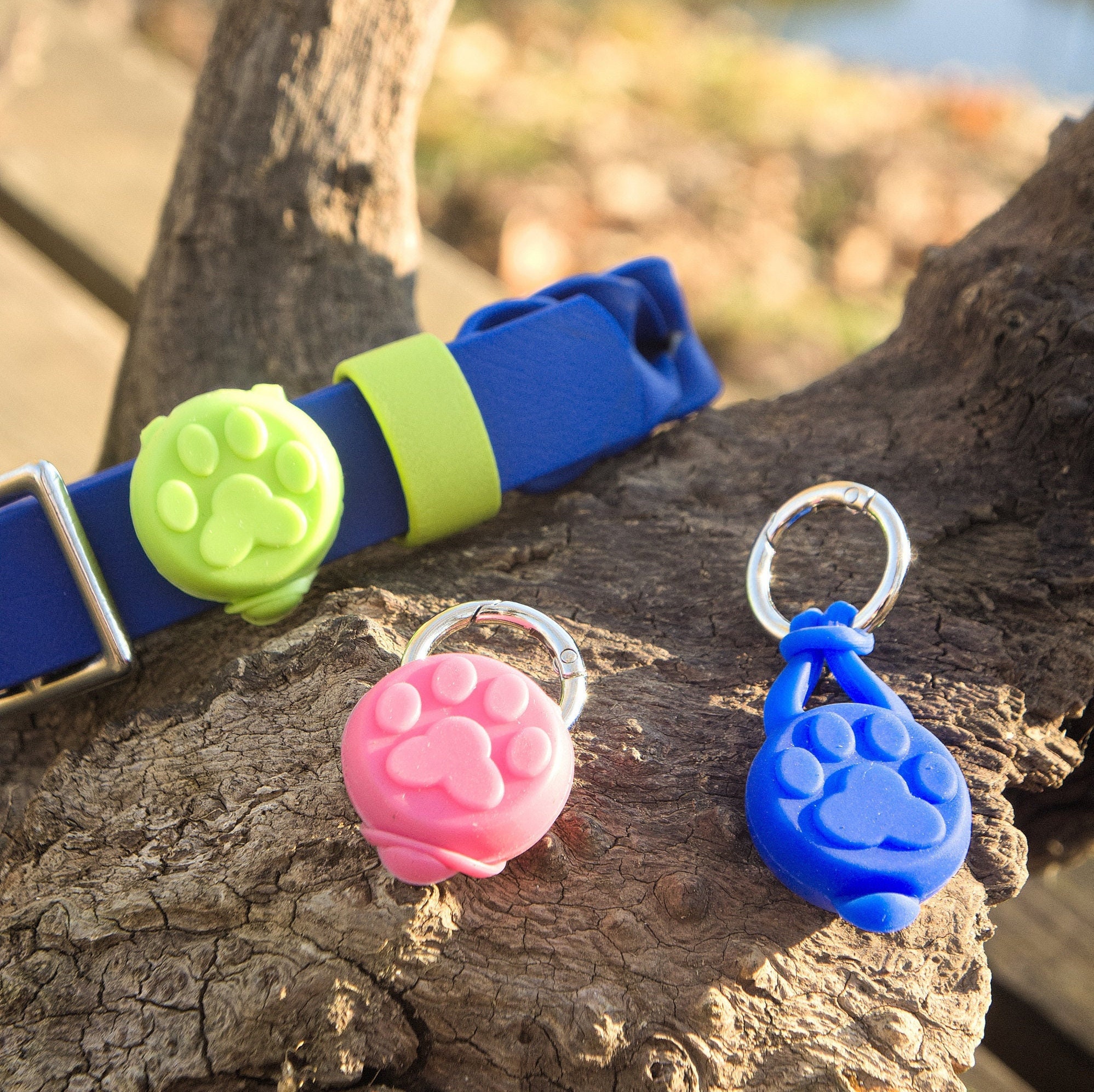 Lumière Collier, Harnais, Sac-À-Dos, Ceinture Clignotante avec Mousqueton Flashlight