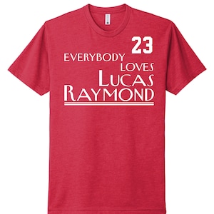 Everybody Loves Lucas Raymond Funny Detroit Hockey T-Shirt
