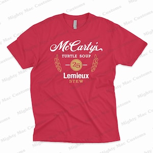 Darren McCarty's Turtle Soup Claude Lemieux Stew Detroit Hockey T-Shirt