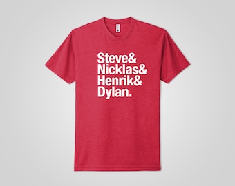 Detroit Hockey Red Wings Captains T-Shirt