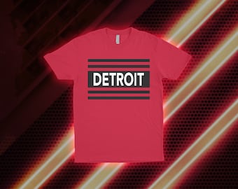 Detroit Hockey Retro Reverse Jersey T-Shirt