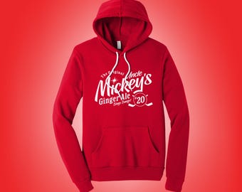 Mickey Redmond Ginger Ale Detroit Hockey Bella + Canvas Sweatshirt