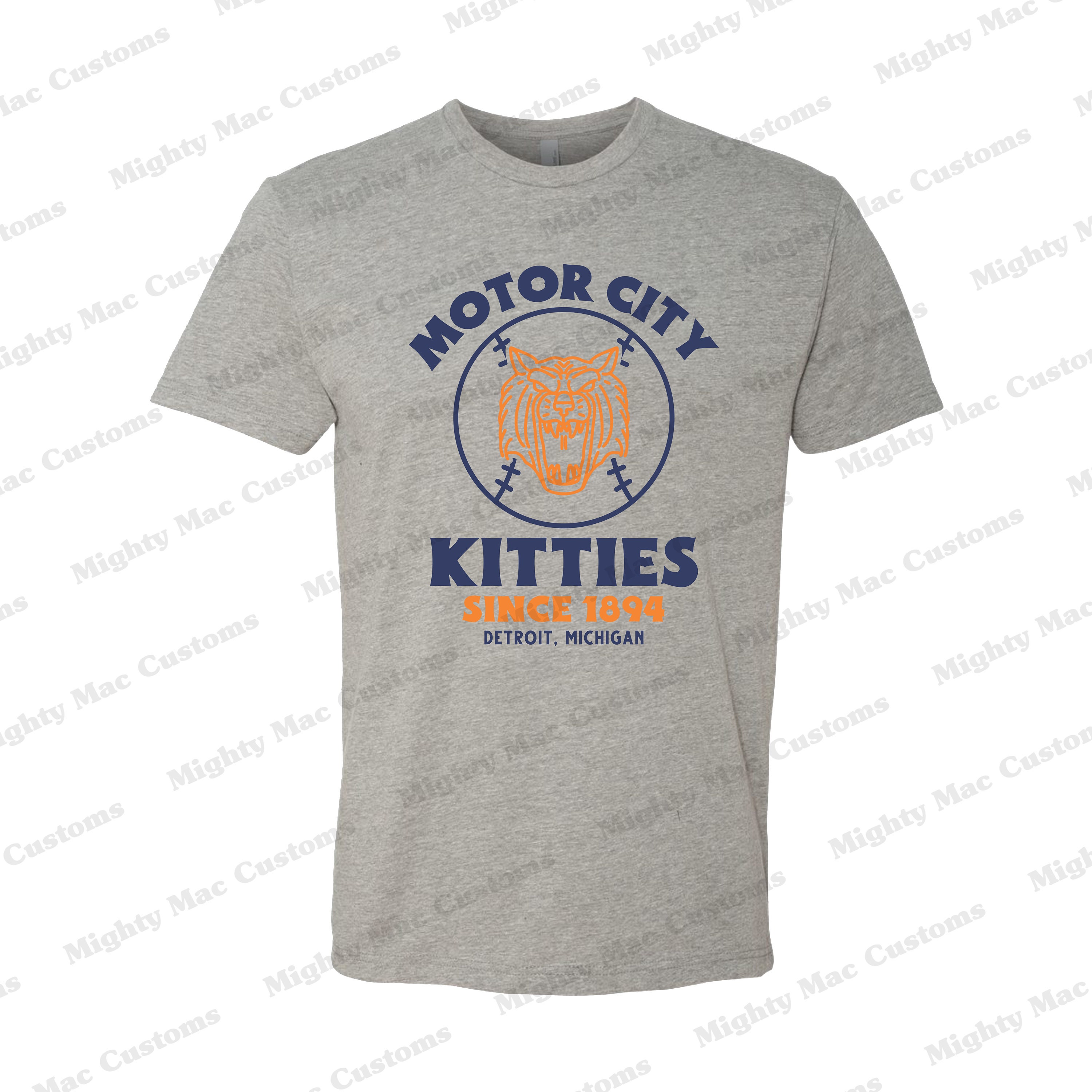 Motor City Kitties Detroit Baseball Funny Tigers Unisex Etsy