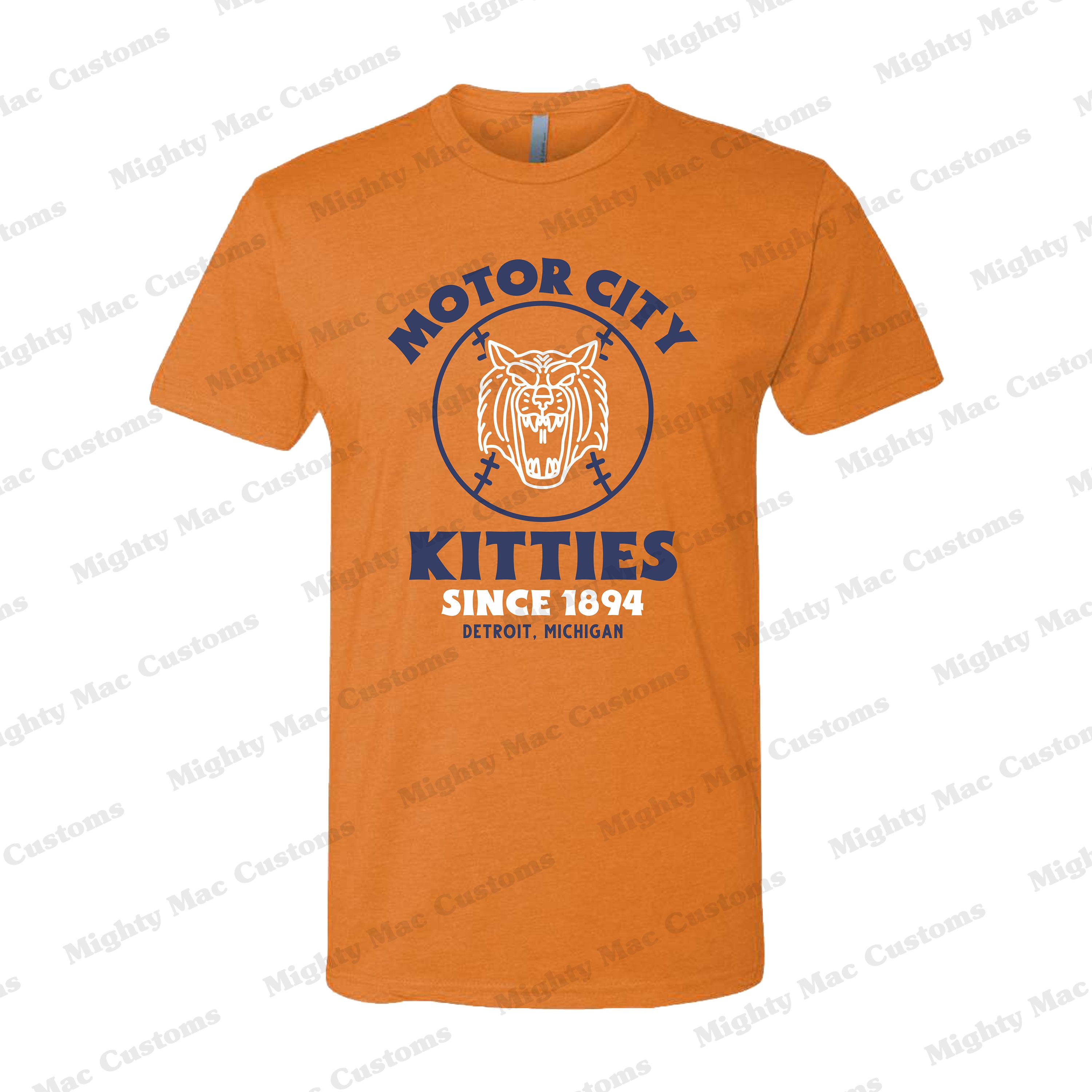 Motor City Kitties Detroit Baseball Funny Tigers Unisex Etsy
