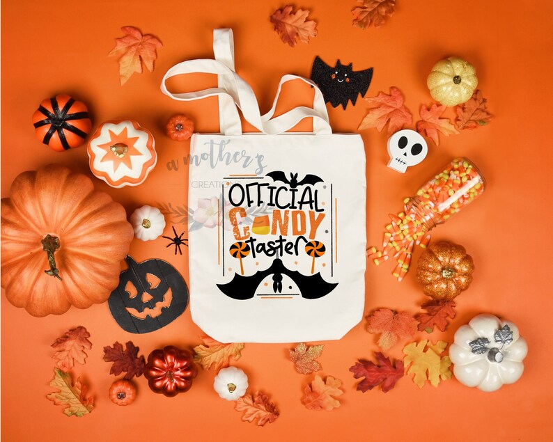 Official Candy Tester Halloween Tote Bag Candy Bag Trick - Etsy
