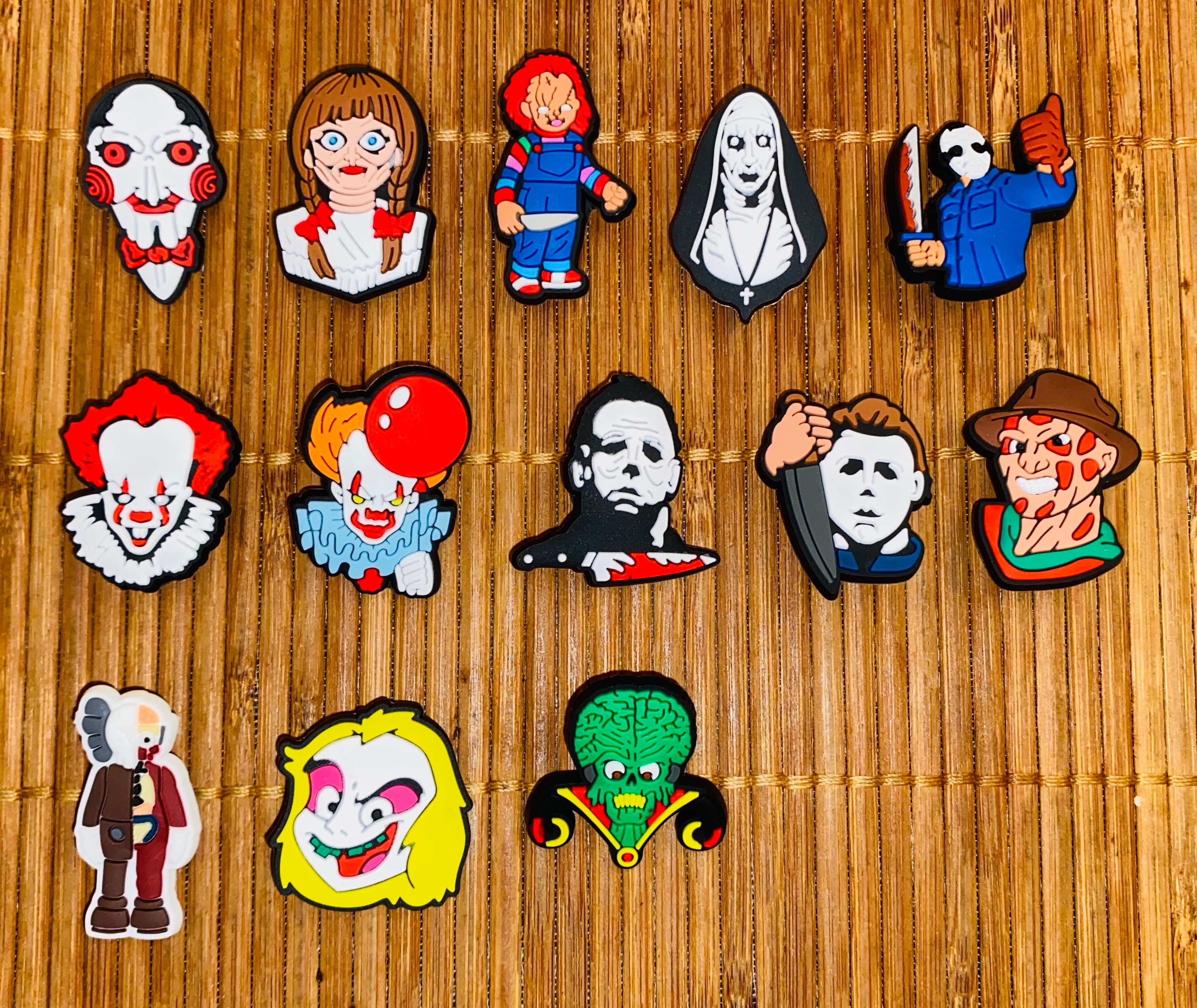 Horror Movie Character Shoe Charms