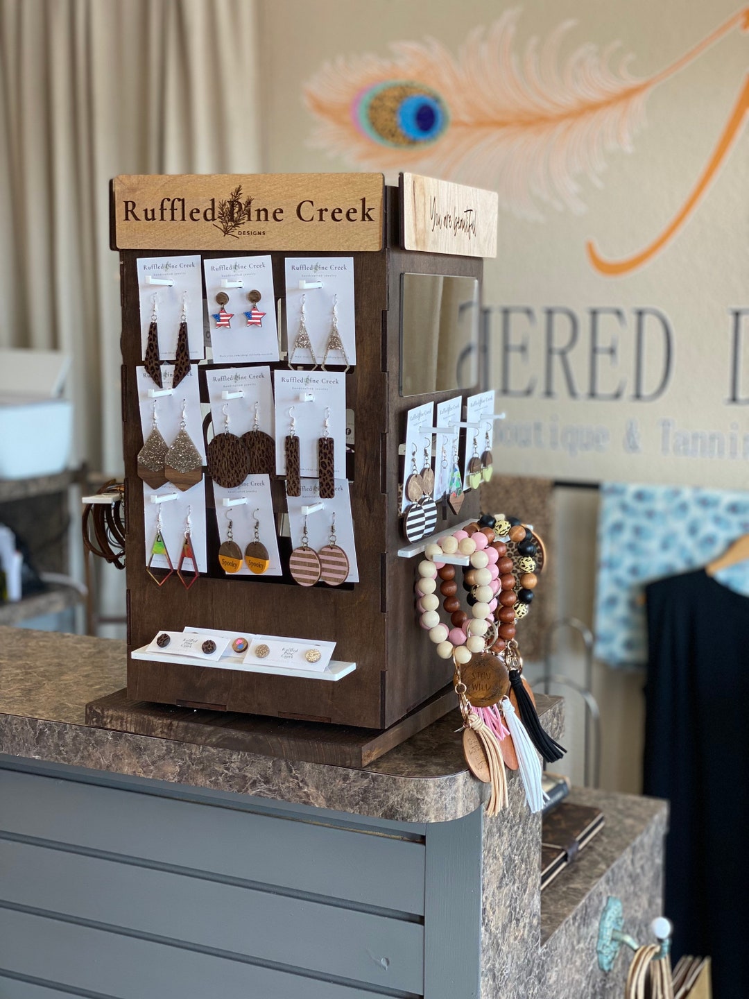 Jewelry Display/earring Display/jewelry Tabletop Display/jewelry