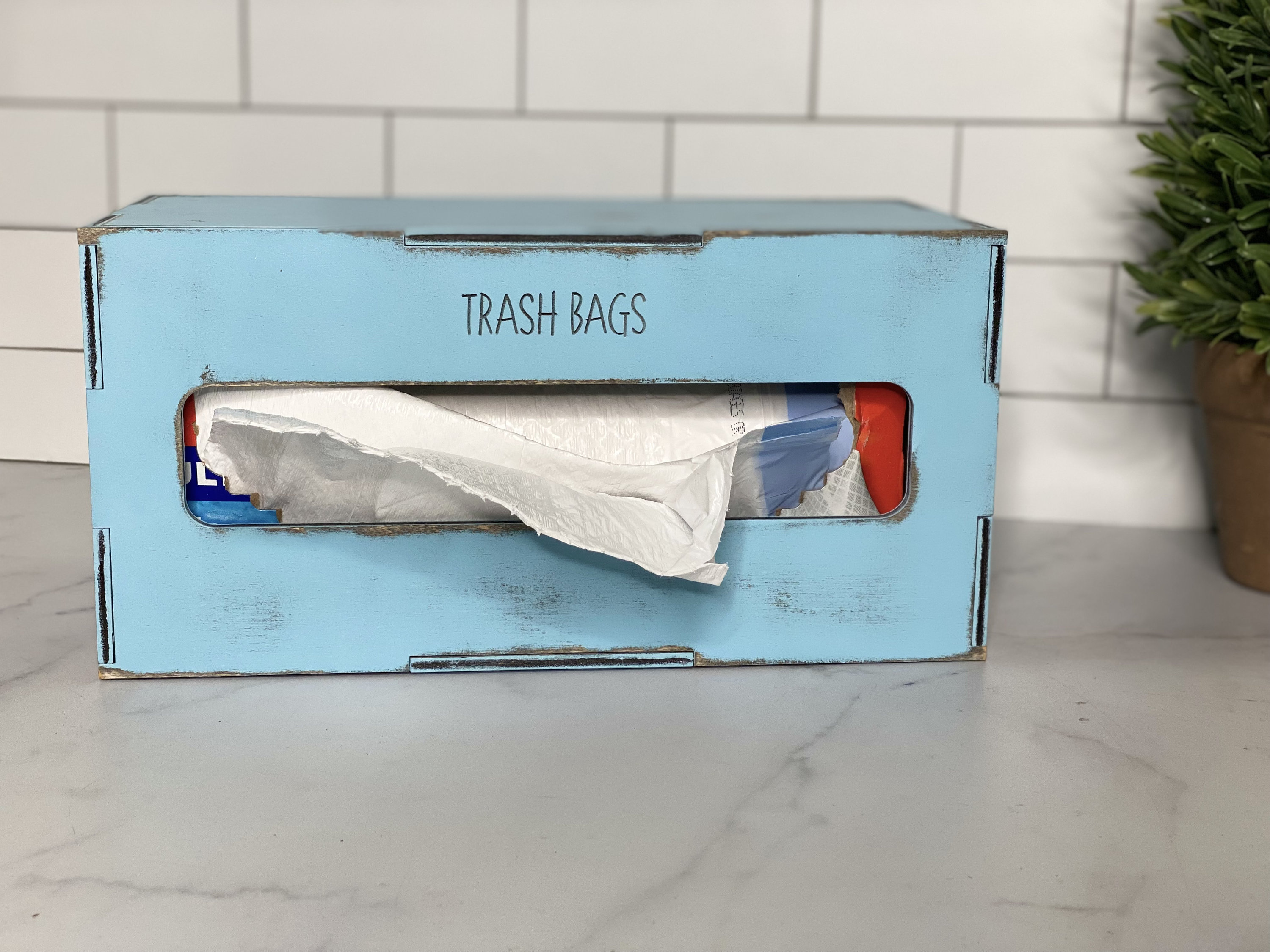 Trash Bag Organizer/kitchen Organizer/bag Organizer/farmhouse Etsy