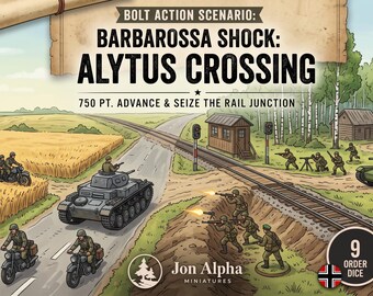 Barbarroja Shock: Cruce del Alytus (Escenario de guerra temprana de 750 puntos)
