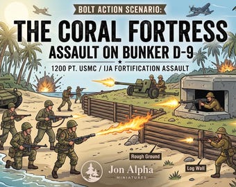 La Fortaleza de Coral: Asalto al Búnker D-9. (PDF digital de 12 páginas)