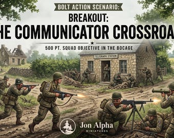 El cruce de caminos de las comunicaciones / Plan de batalla de las fuerzas aerotransportadas estadounidenses contra el Heer alemán en Bocage durante la Segunda Guerra Mundial