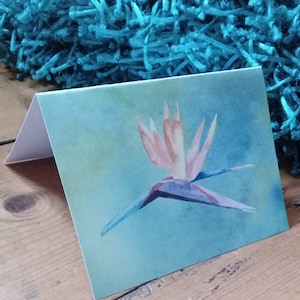 Biglietto d'auguri per l'Uccello del Paradiso