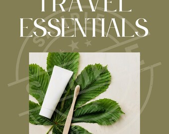 Eco Chic Travel Essentials : Eine digitale Quelle für nachhaltige Lösungen, um Komfort und Stil zu verpacken