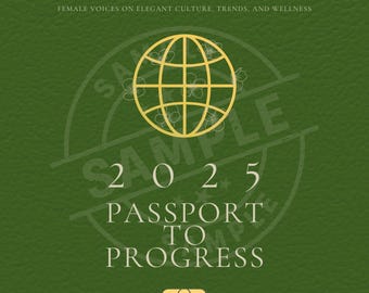 Passport to Fortschritt: Ausfüllbares Arbeitsbuch für Ziele & Tages-/Wochen-/Monatsplaner
