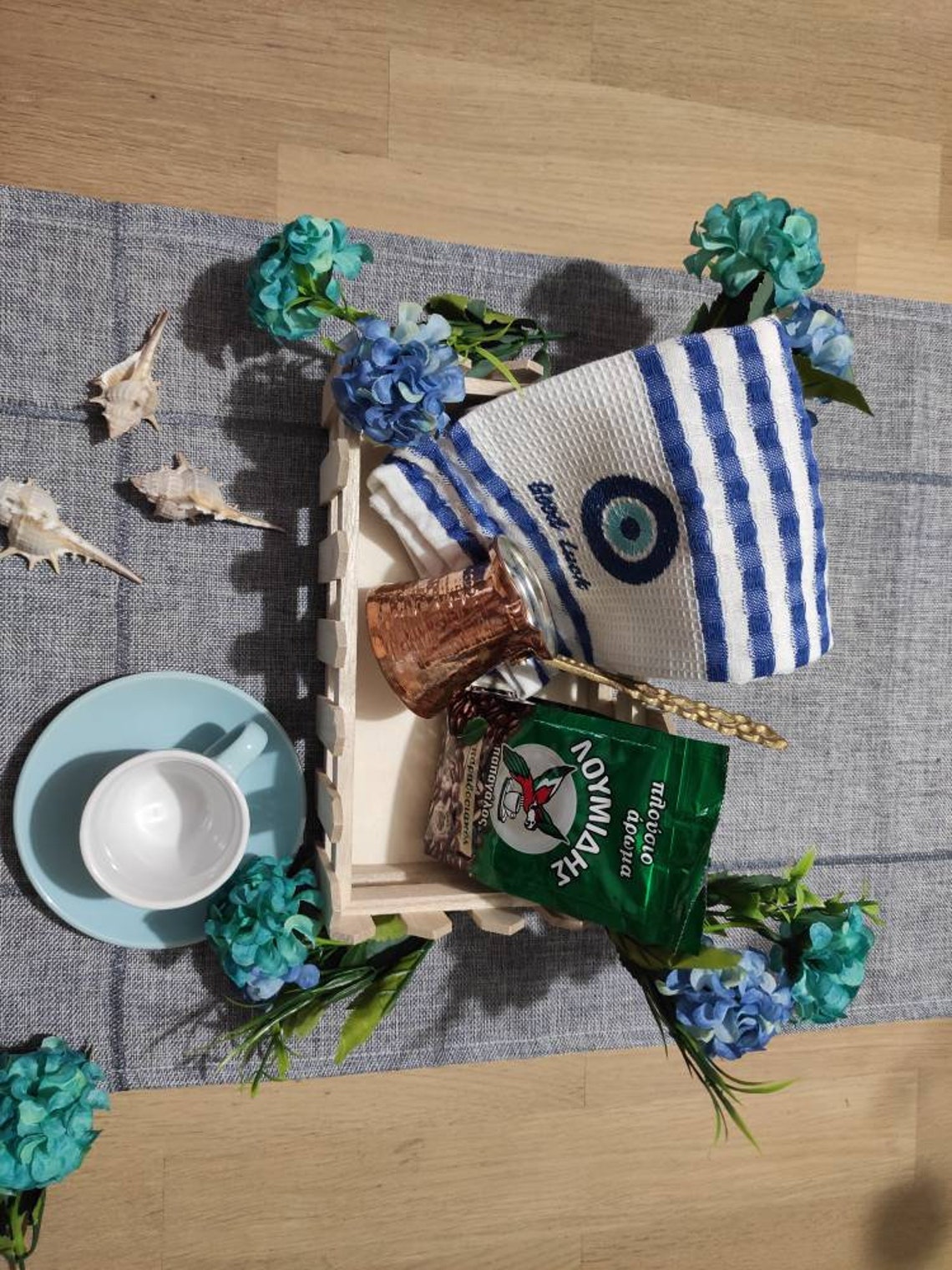 Greek Gift Basket Coffe Time Greek Traditional Coffe Pot Etsy