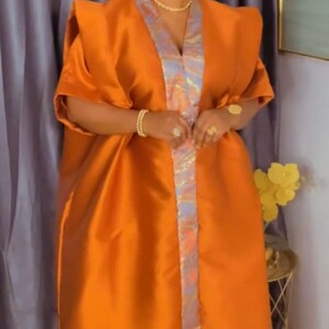 Bubu africano. Boubou caftano. Abito africano. immagine 4