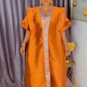 Bubu africano. Boubou caftano. Abito africano. immagine 5