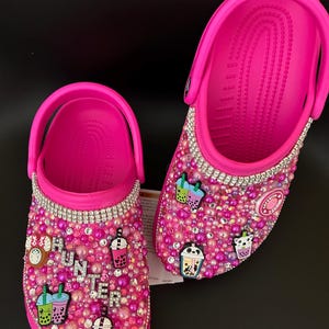 Big Kids Custom Bling Crocs **Sizes 11-5**