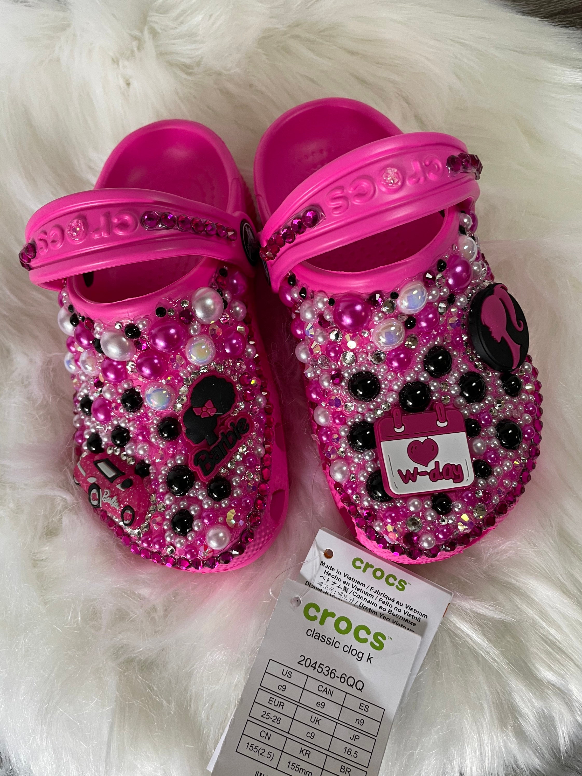 Barbie Inspired Kids Crocs | Etsy