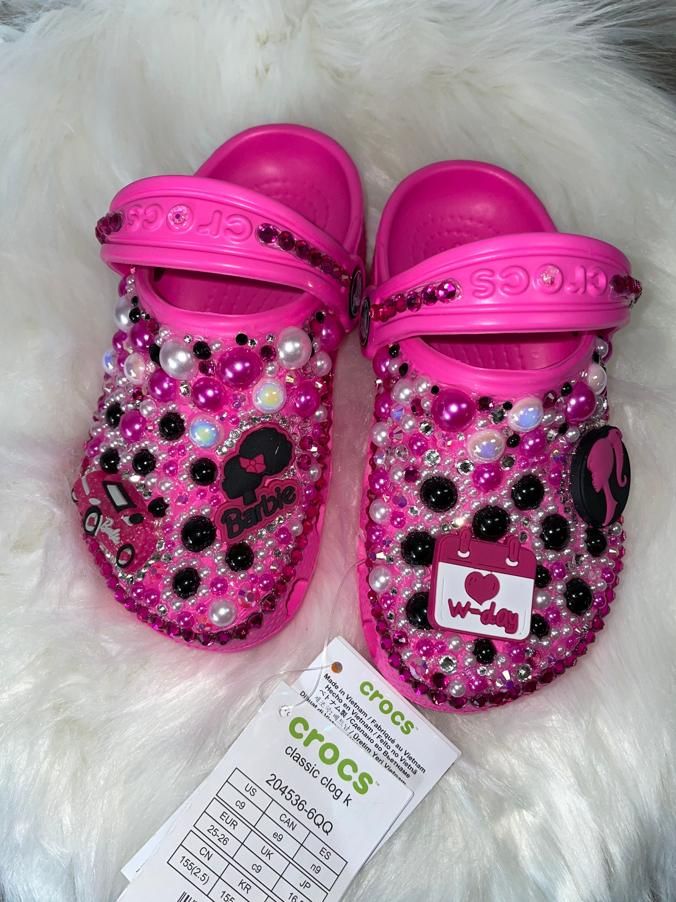 Barbie Inspired Kids Crocs | Etsy