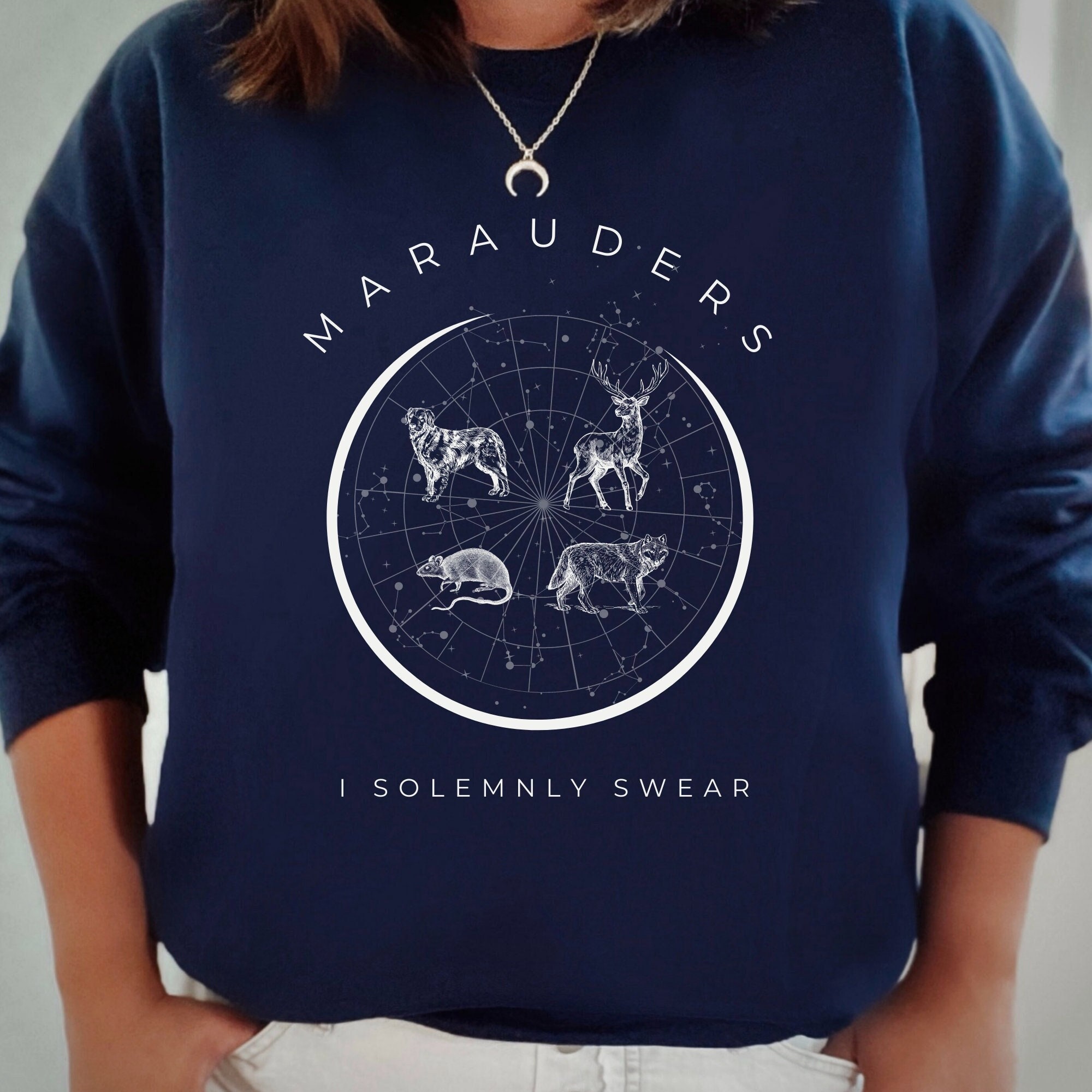 Marauders Sweatshirt Bookish Pullover Remus Lupin Wolfstar 