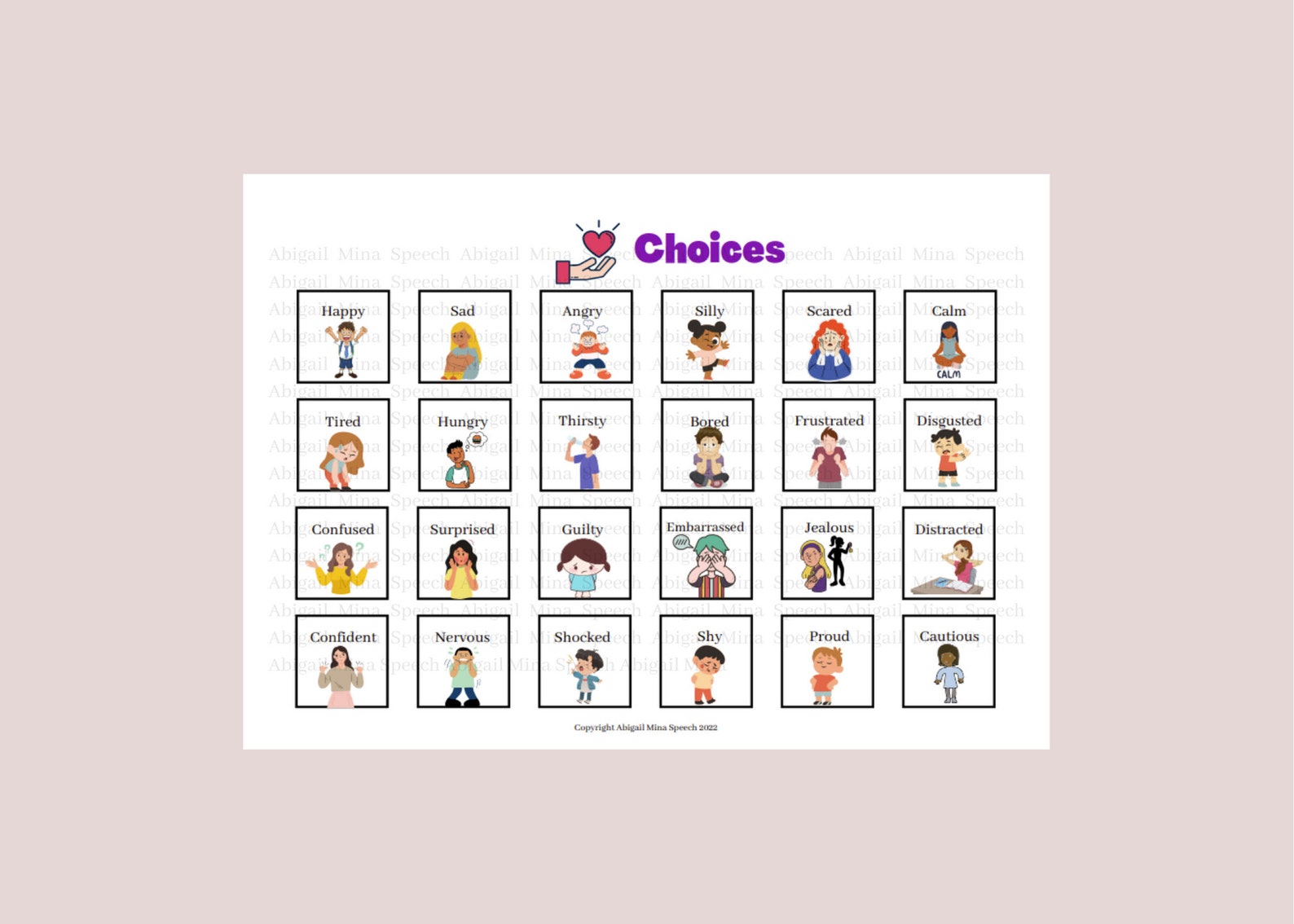 Communication Board for Nonverbal Speakers Speech Therapy Materials for Kids Core Vocabulary for