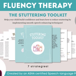 Fluency Strategies for Kids Speech Therapy Materials for Fluency Speech Therapy for Kids Stuttering Strategies Speech Therapy Activities SLP