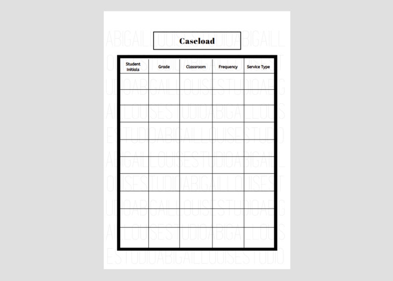 School SLP Planner Speech Therapy Planner Speech Therapy Organization