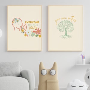Decoração de patologista de linguagem de fala para sala de terapia de fala slp poster de terapia de fala pacote de decoração de sala slp decorações de terapia de fala